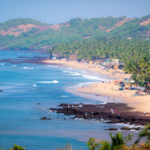 Anjuna Beach in North Goa, India