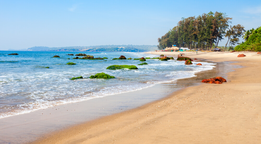 Keri or Kerim or Querim beach in North Goa, India